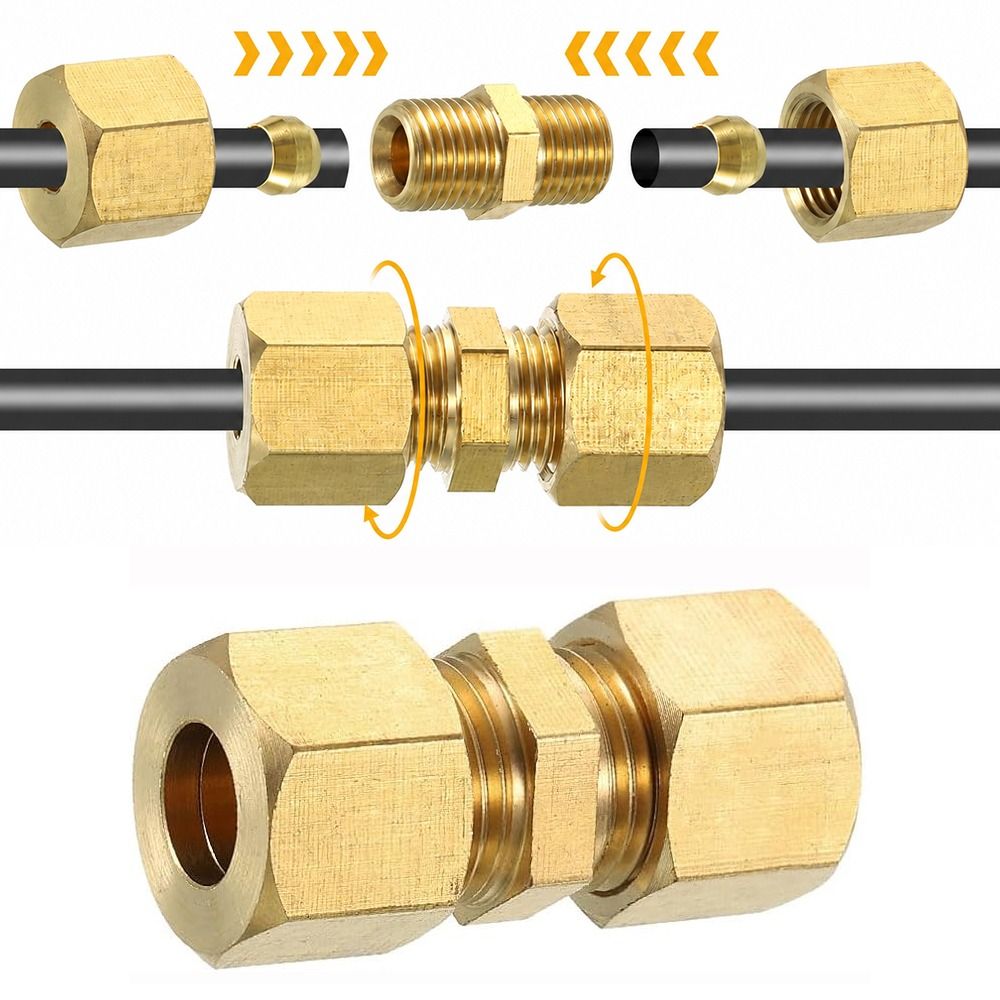 Brass Brass Compression Fittin - Compression Fitting Brass review and price