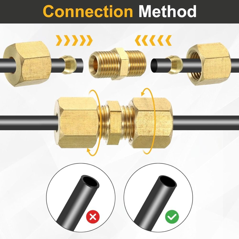 Brass Brass Compression Fittin - Compression Fitting Brass review and price