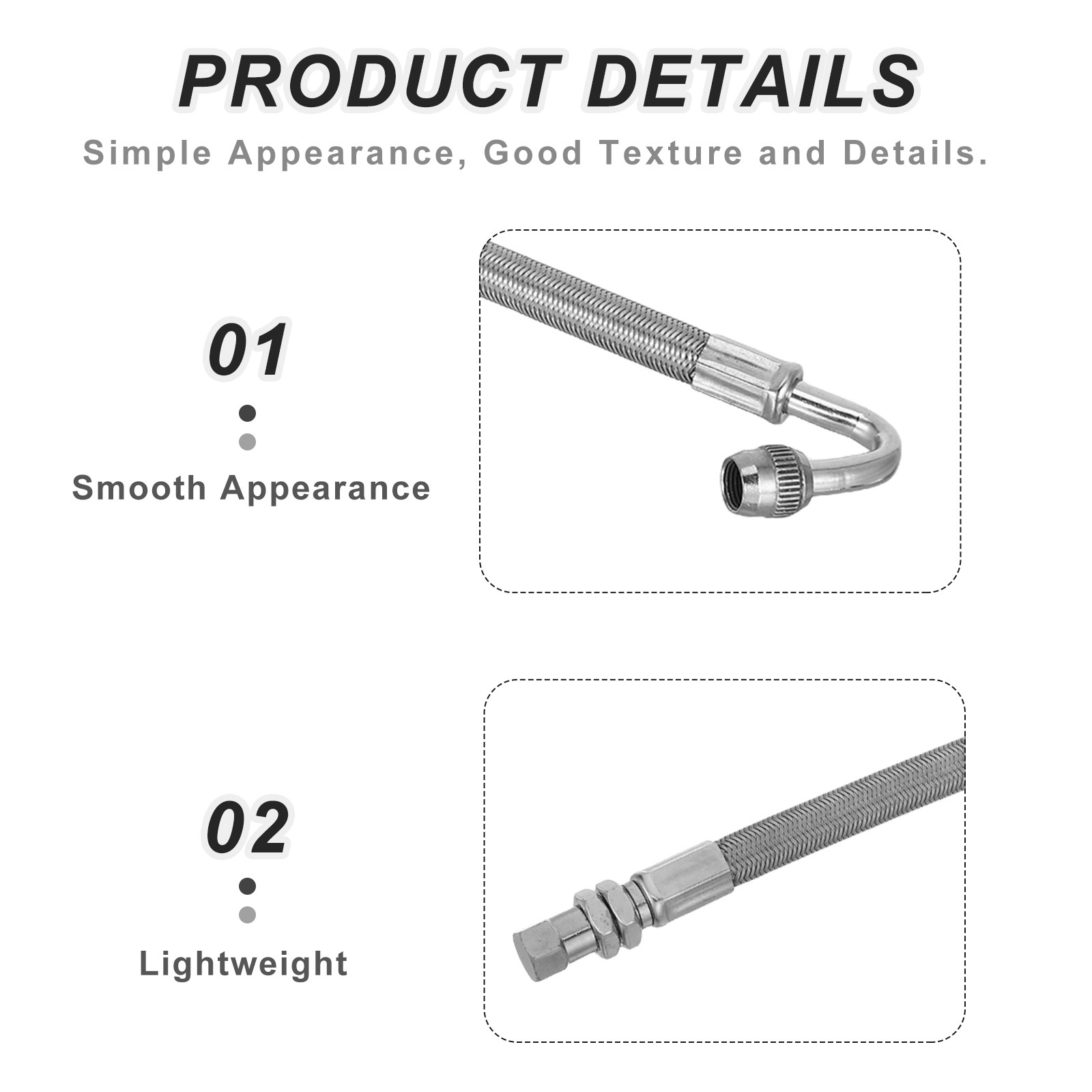 2Pcs Flexible Tire Valve Exten - Flexible Hose Braided review and price