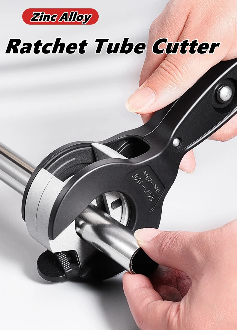 Ratcheting Tubing Cutter 8-29m - Pipe Cutter Ratchet review and price