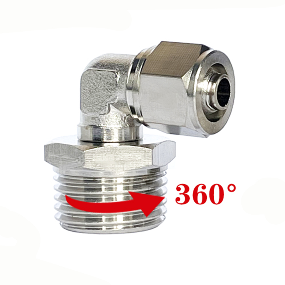 360 Degree Rotary L Elbow Oute - Compression Fitting Brass review and price