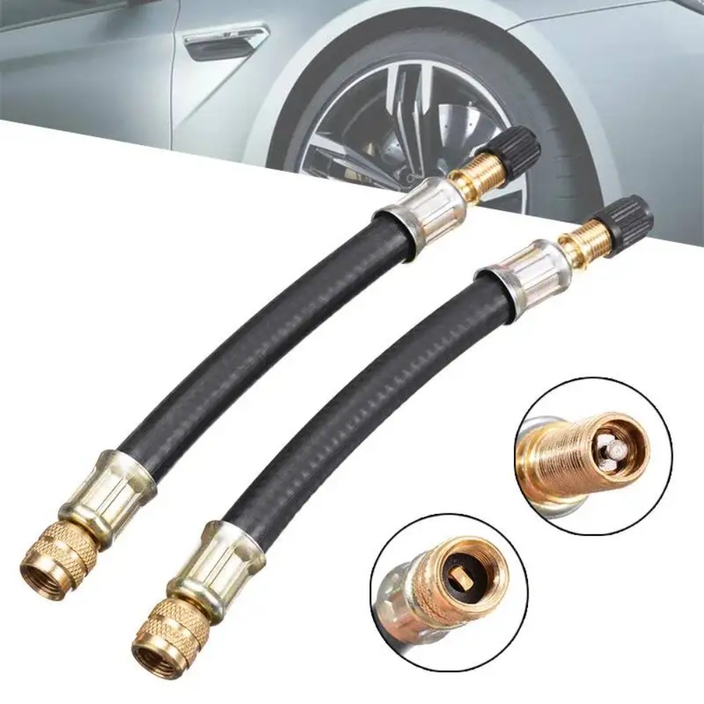 1pc Flexible Rubber Tyre Valve - Flexible Hose Braided review and price